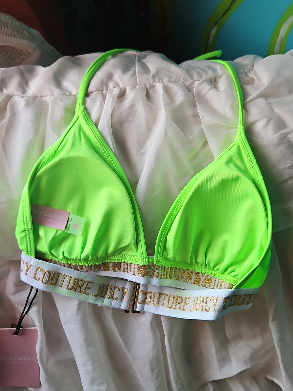 Juicy Couture Neon Green Bikini Set - Picture 6 of 7